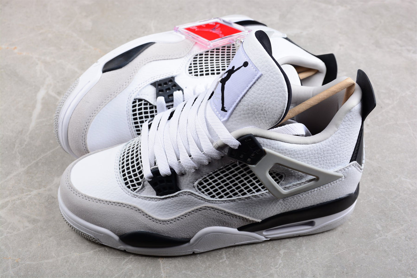 AJ 4 Military Black