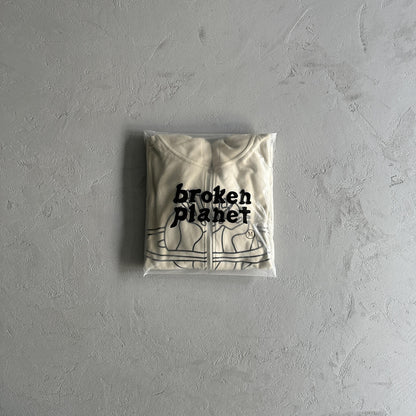 Broken P Planet Zip Up Hoodie