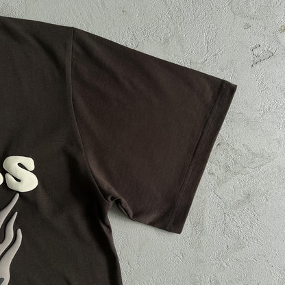Broken P Heartess Love Tshirt-mocha