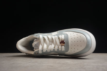 Bape Sta Patent Leather Gray and White