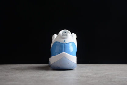 AJ 11 Low   White & University Blue