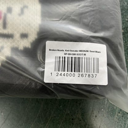 Broken P Skull Heart Sweater
