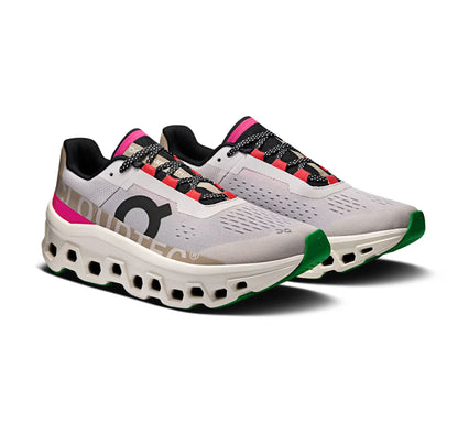 ON Women's Cloudmonster Silver/Ivory